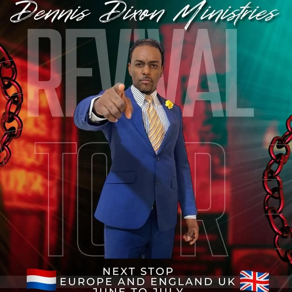 Dennis Dixon revival tour flyer